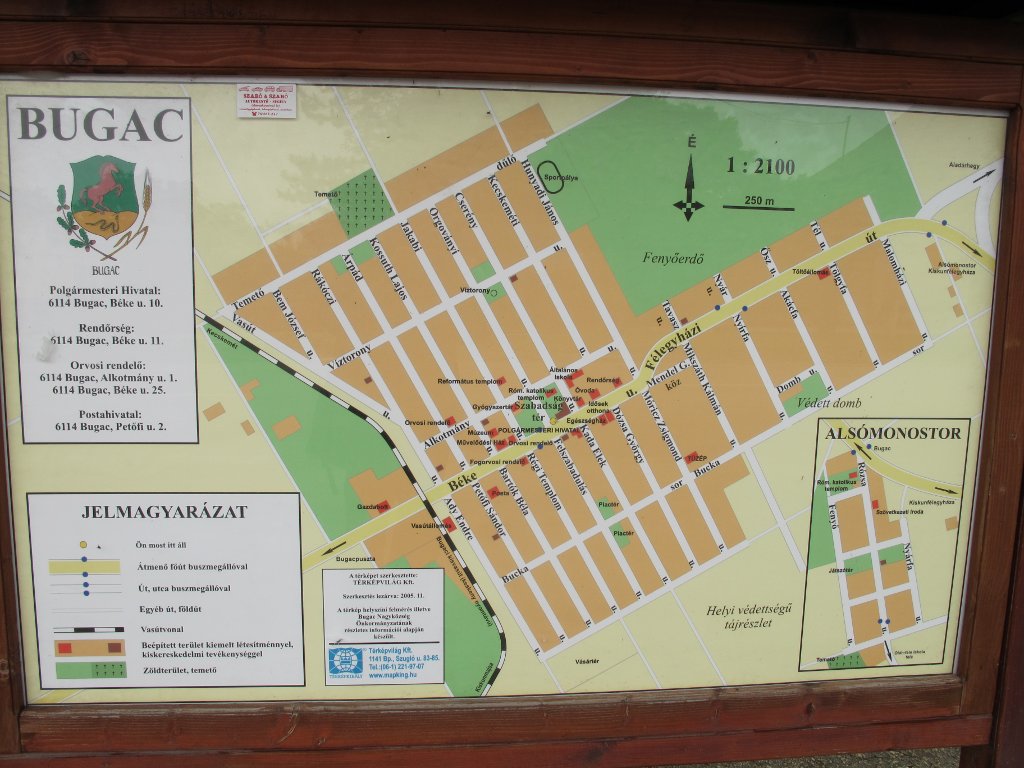 Karte von Bugac