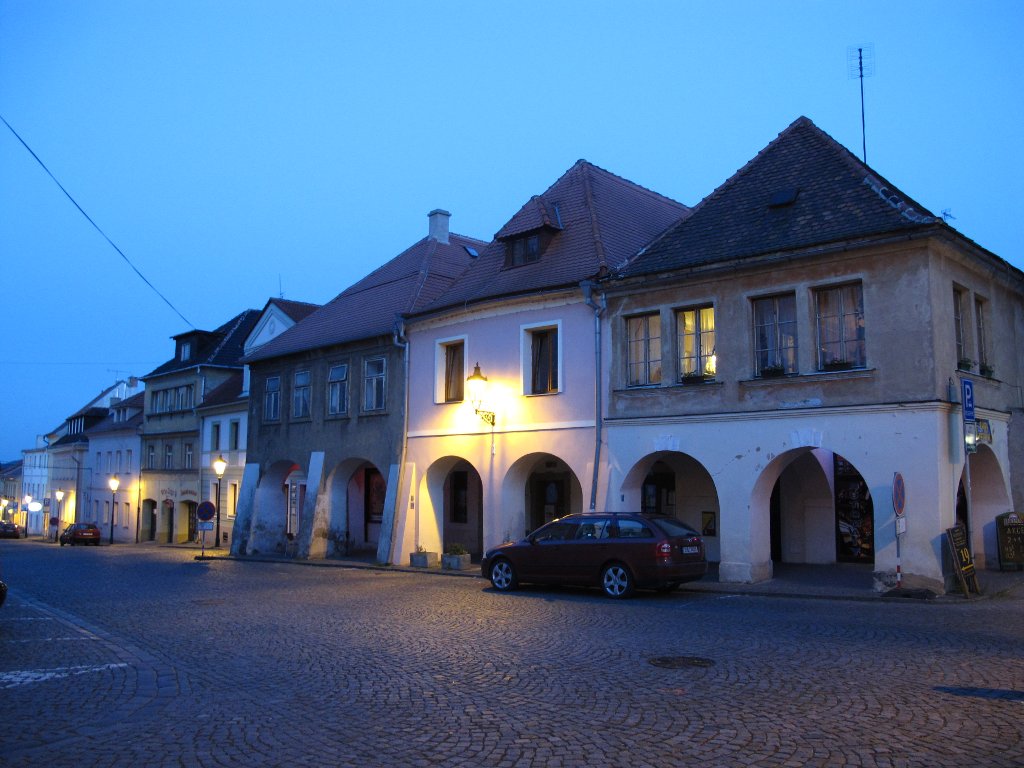 Litoměřice, Gasse im Zentrum