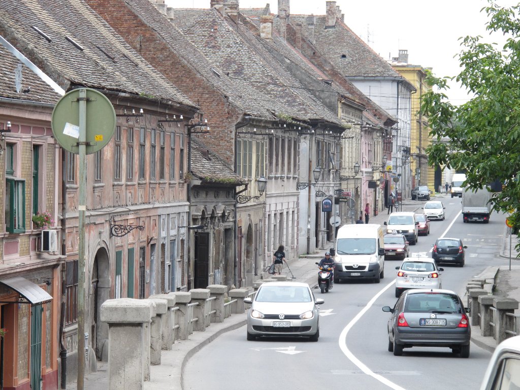 Novi Sad, unterhalb der Petrovaradin-Festung