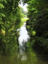 Durch den Wolfskanal bleibt der Blick auf den Venustempel frei 