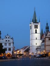 Blaue Stunde in Litoměřice, Tschechien