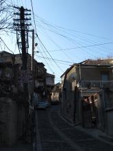 Eine Straße oberhalb der Altstadt