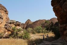 Dome de Fabédougou, eine Felsformation aus Sandstein